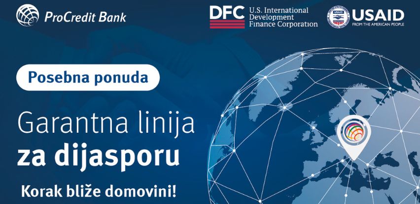 ProCredit Bank sa DFC osigurala garantnu liniju od 15 miliona USD za podršku bh. dijaspori