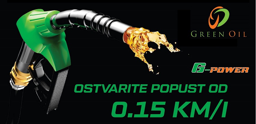 Green Oil - 15 pfeninga popusta na redovne cijene!  