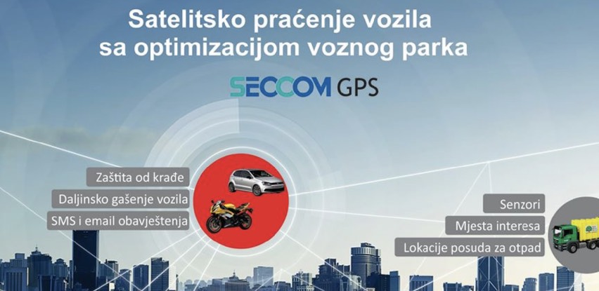 SECCOM GPS sistem za satelitsko praćenje vozila sa optimizacijom voznog parka