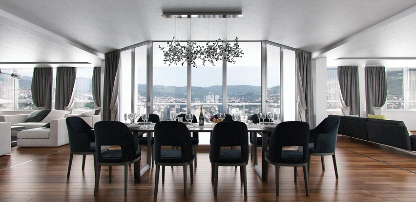 Jedinstvena prilika - luksuzni penthouse sa panoramskim pogledom 373 m2 (Foto)