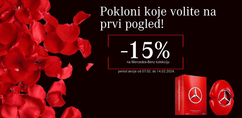 STARline donosi romantičnu ponudu za Valentinovo: -15% na Mercedes-Benz kolekciju na web shopu!