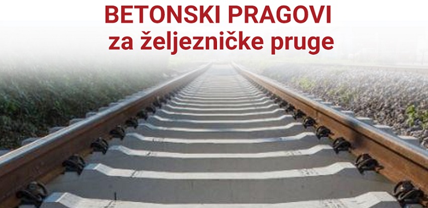 Babić Jablanica: Betonski pragovi za željezničke pruge