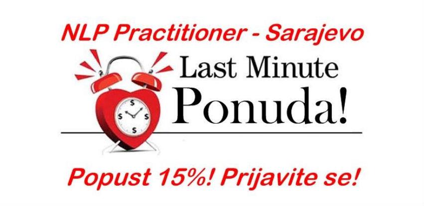 NLP Practitioner Sarajevo: Last minute ponuda - 15% POPUSTA!