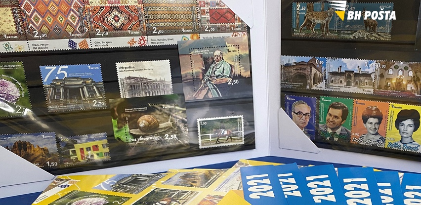 Mnoštvo različitih motiva utkanih u poštanske marke koje iz BiH putuju svijetom
