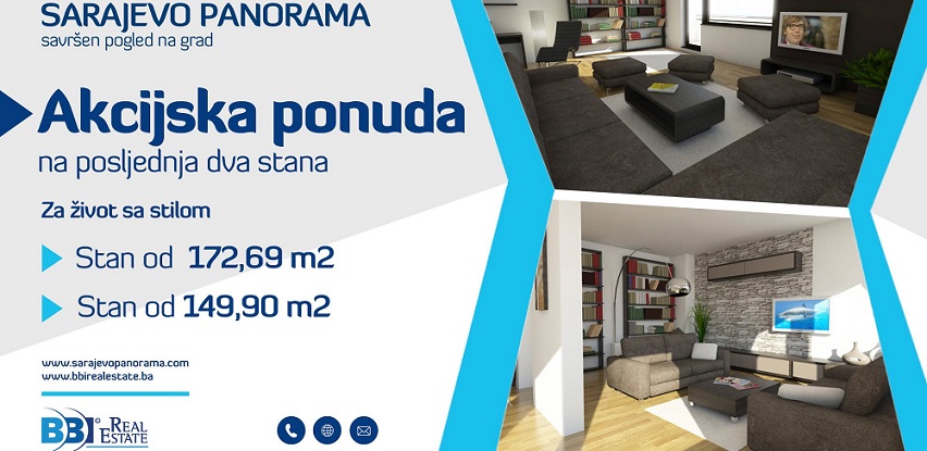 Dva stana u kompleksu Sarajevo Panorama po akcijskoj cijeni!
