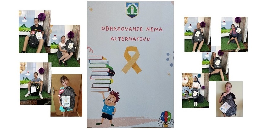 Školske torbe i pribor za djecu izliječenu od raka sa područja Grada Gračanica