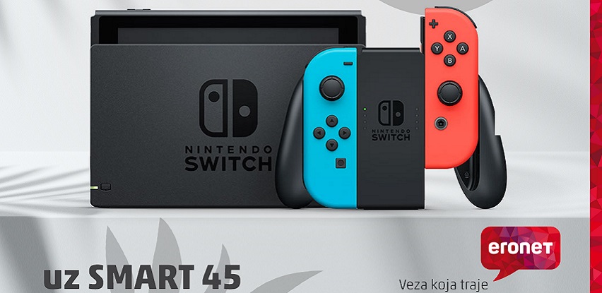 Novosti iz ponude uz SMART tarife HT Eroneta: Nintendo Switch konzole