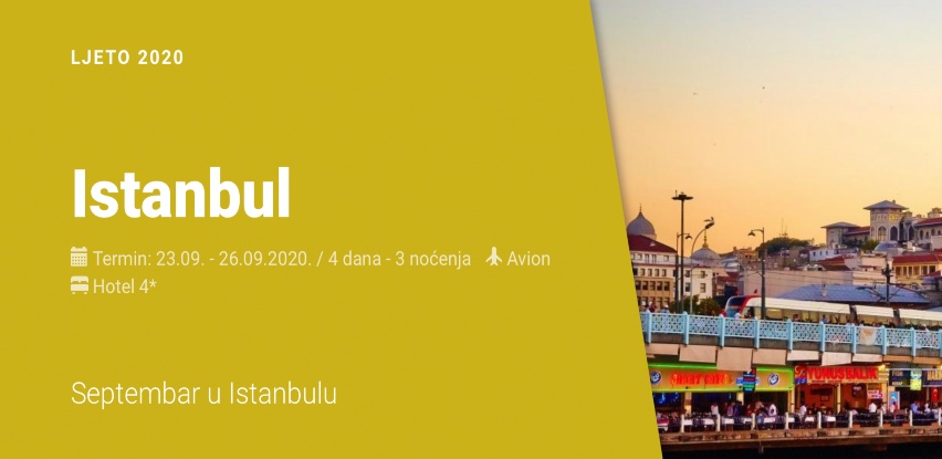 Septembar u Istanbulu sa Relax Tours-om!
