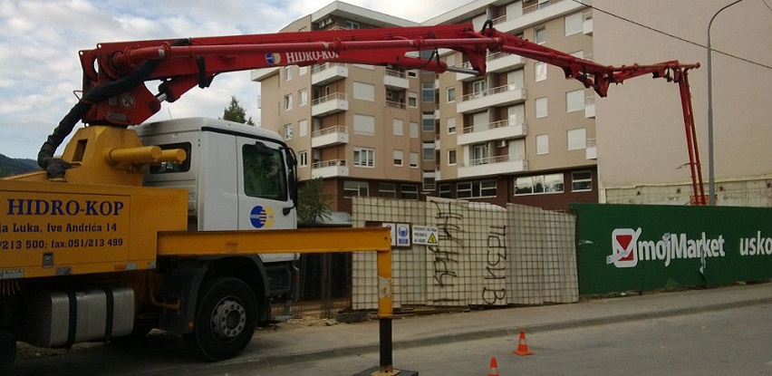 Isporuka i mašinska ugradnja betona za objekte visokogradnje
