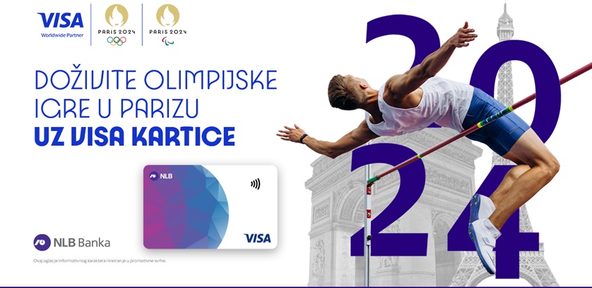 Uz NLB Visa kartice na korak bliže ljetu i Olimpijskim igrama u Parizu