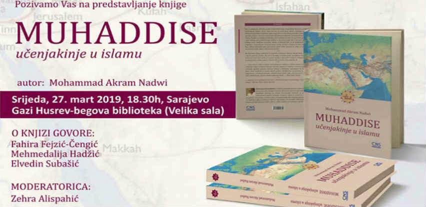 Gazi Husrev-begova biblioteka vas poziva na promociju knjige 'MUHADDISE'