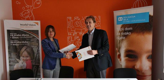 SOS Dječija sela BiH i World Vision u BiH potpisali su sporazum o partnerstvu
