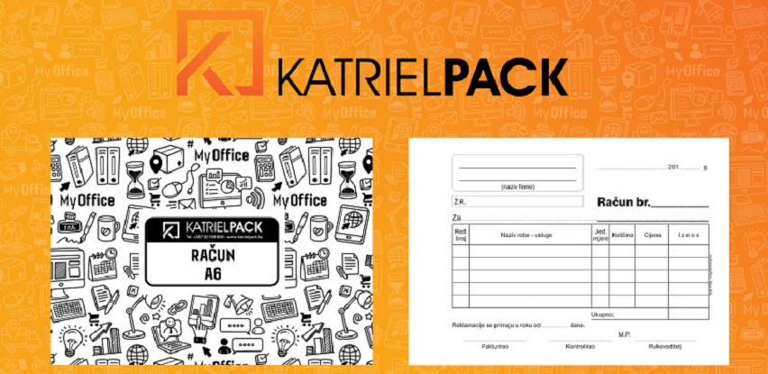 Priznanice, nota računi, isplatnice ... potražite u KatrielPack-u (Foto)