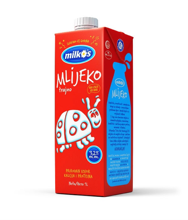 Mlijeko 3.2%m.m. 1L

Kratkotrajno sterlizirano, homogenizirano mlijeko sa 3.2 % mliječne masti.